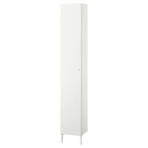 NYSJÖN High cabinet, white, 11 3/4x74 3/4 "
