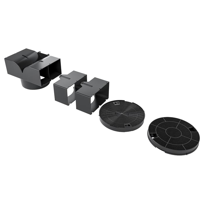 NYTTIG FIL 20 charcoal filter with conversion kit, Stainless steel IKEA