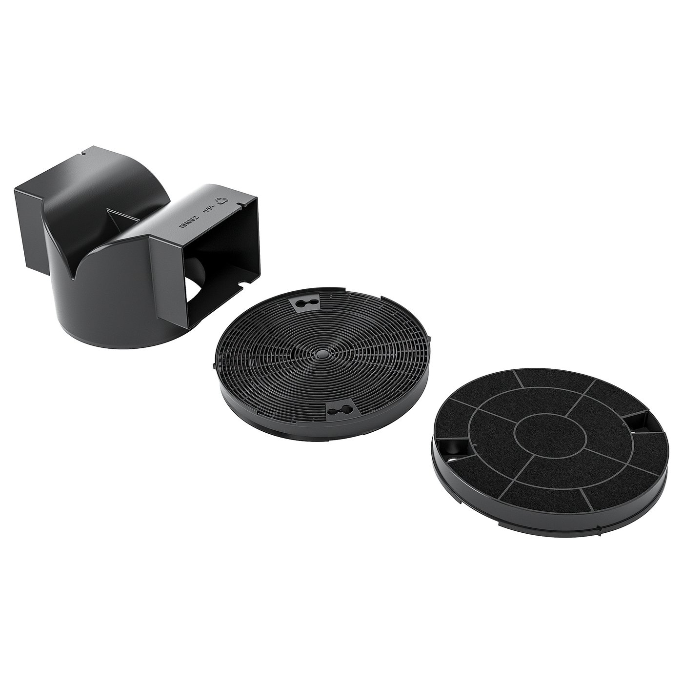 Charcoal Filter With Conversion Kit, Stainless Steel