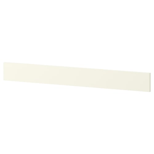 A NYTTIG hob separator in white, made of particleboard and melamine foil, rectangular shape.