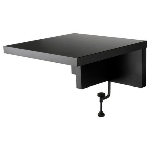 OBEGRÄNSAD Speaker stand, black, 97/8x97/8" IKEA