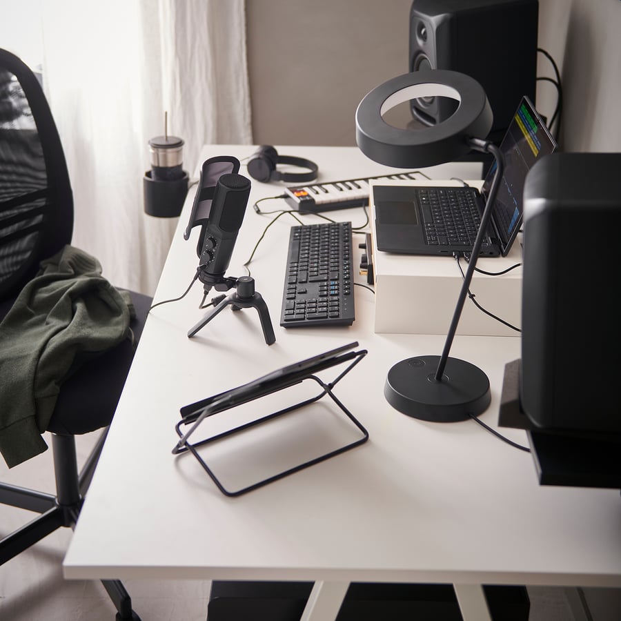 OBEGRÄNSAD Tablet stand, black IKEA