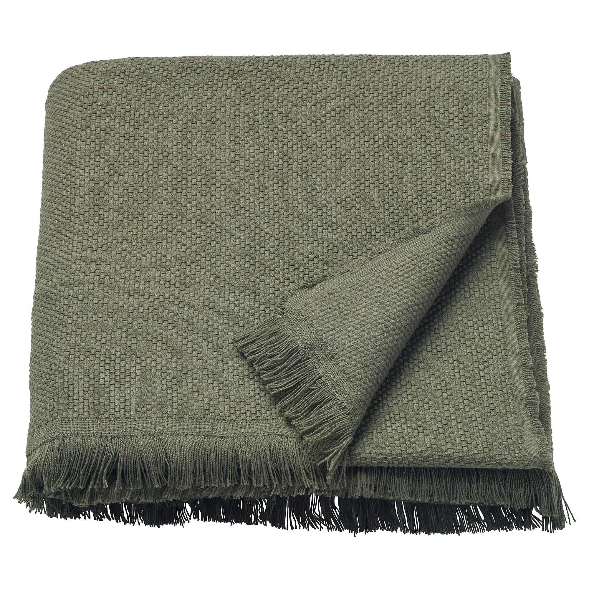 ODDRUN Throw, dark green51x67 "