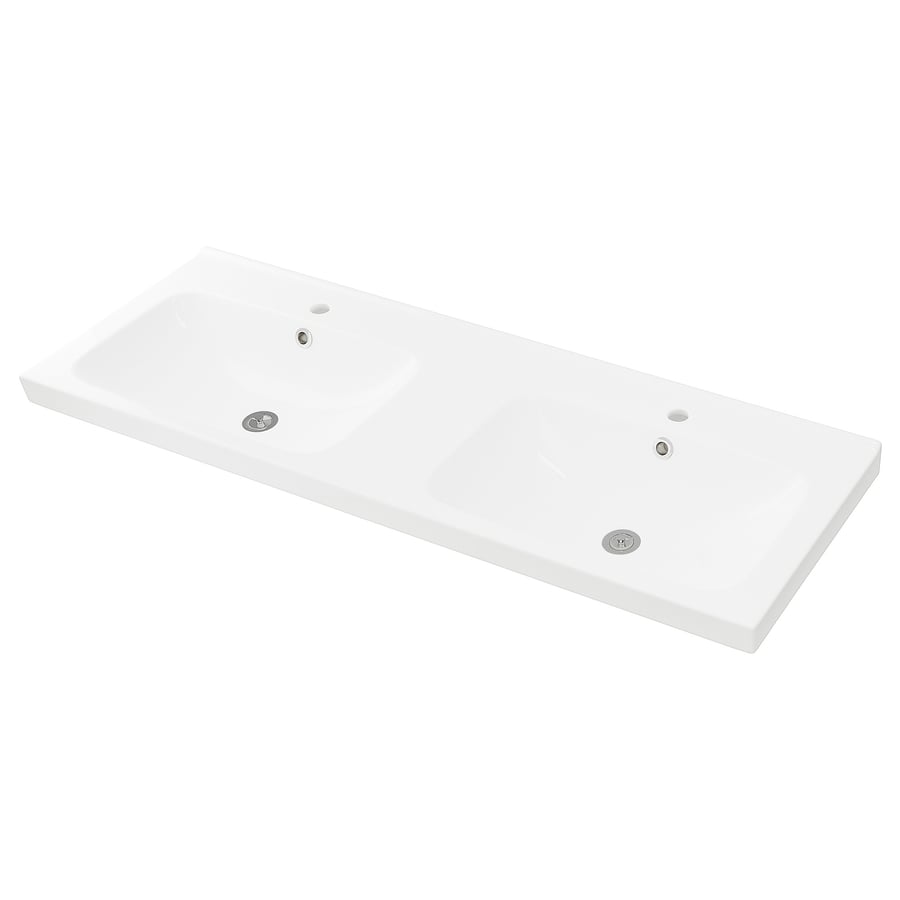 ODENSVIK double bowl sink, 561/4x191/4x23/8" IKEA