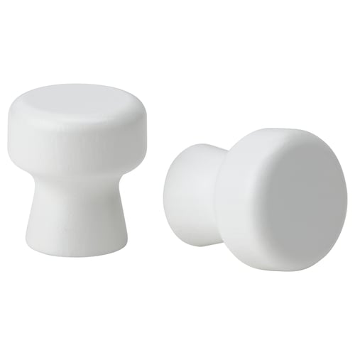 ODLINGSGRÄNS Knob - white 1 1/16 "