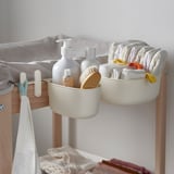 ÖNSKLIG Racks for changing table, set of 4, white