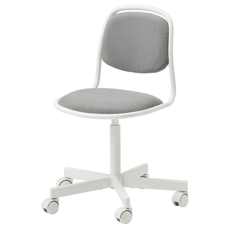 ÖRFJÄLL child's desk chair, white/Vissle light gray IKEA