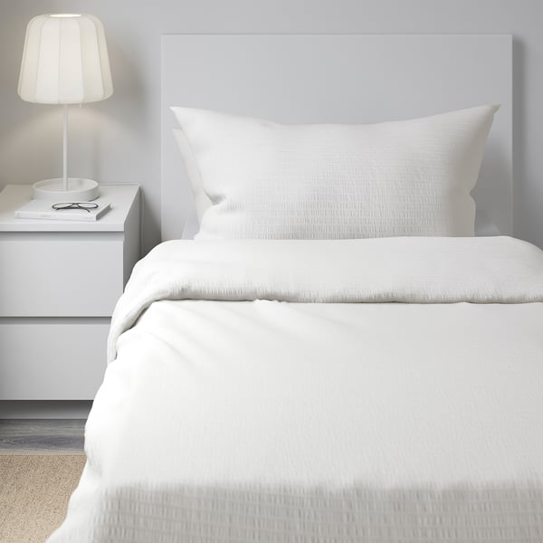 OFELIA VASS Duvet cover and pillowcase(s) white IKEA