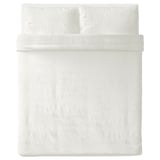 OFELIA VASS Duvet cover and pillowcase(s), white, Full/Queen (Double/Queen)