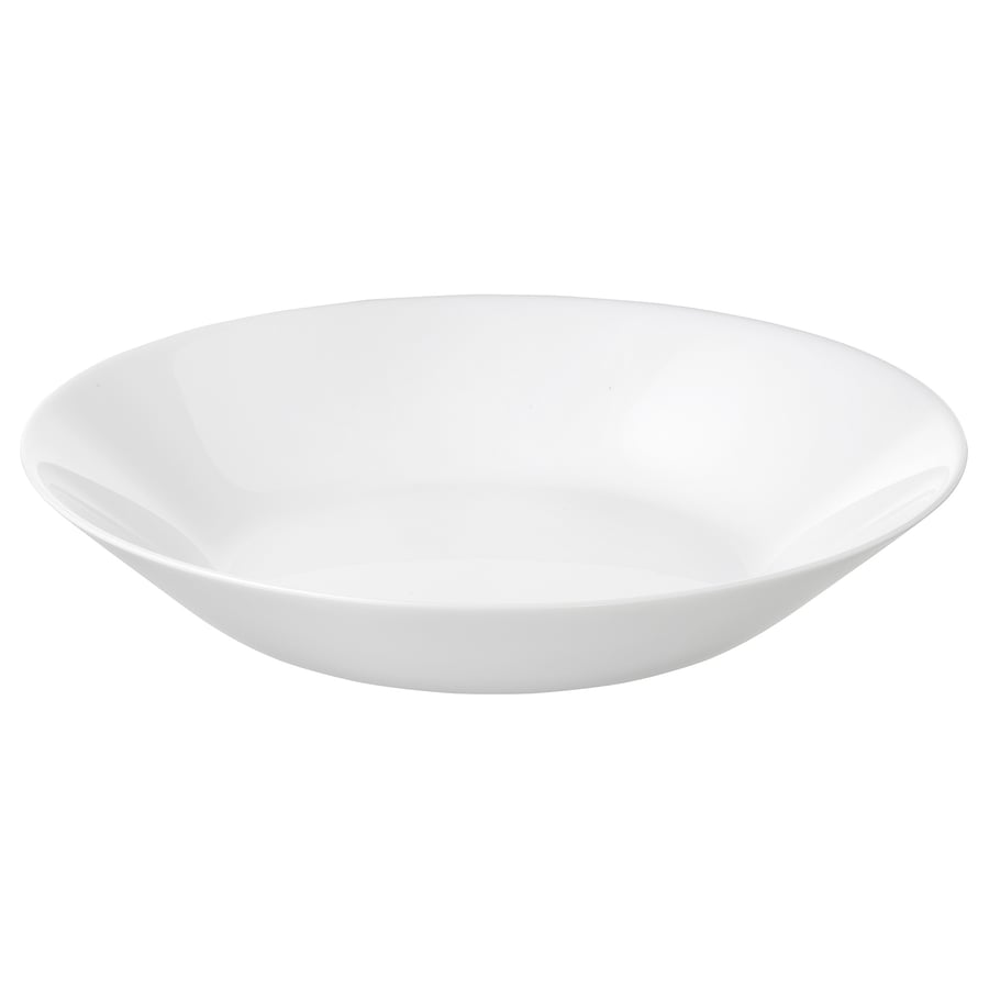 OFTAST deep plate/bowl, white, 8" IKEA