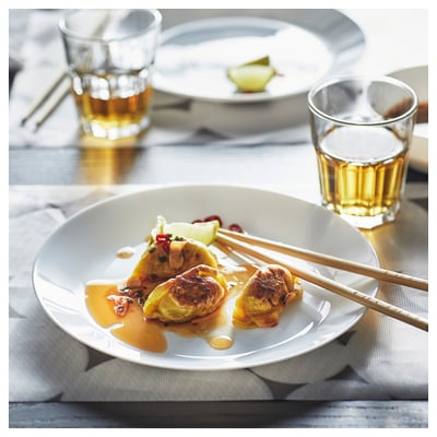 OFTAST Plate, white, 9 ¾ "