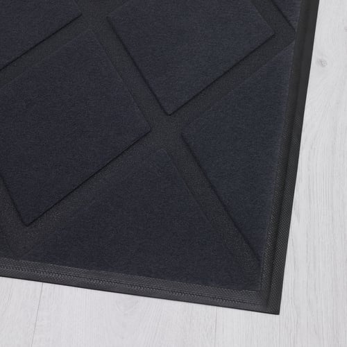 OKSBY door mat, gray, 2'0"x2'11" IKEA