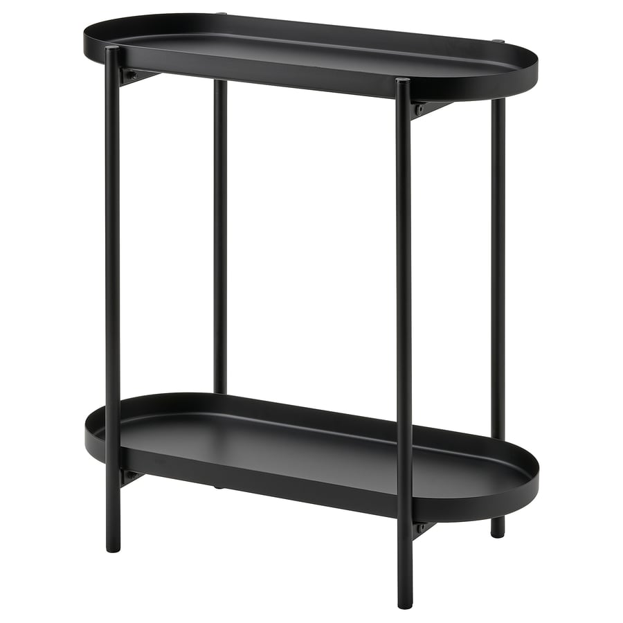 OLIVBLAD plant stand, indoor/outdoor black, 22" IKEA