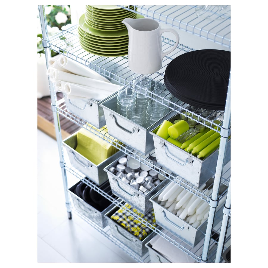 OMAR 1 section shelving unit, 36 1/4x14 1/8x71 1/4" IKEA