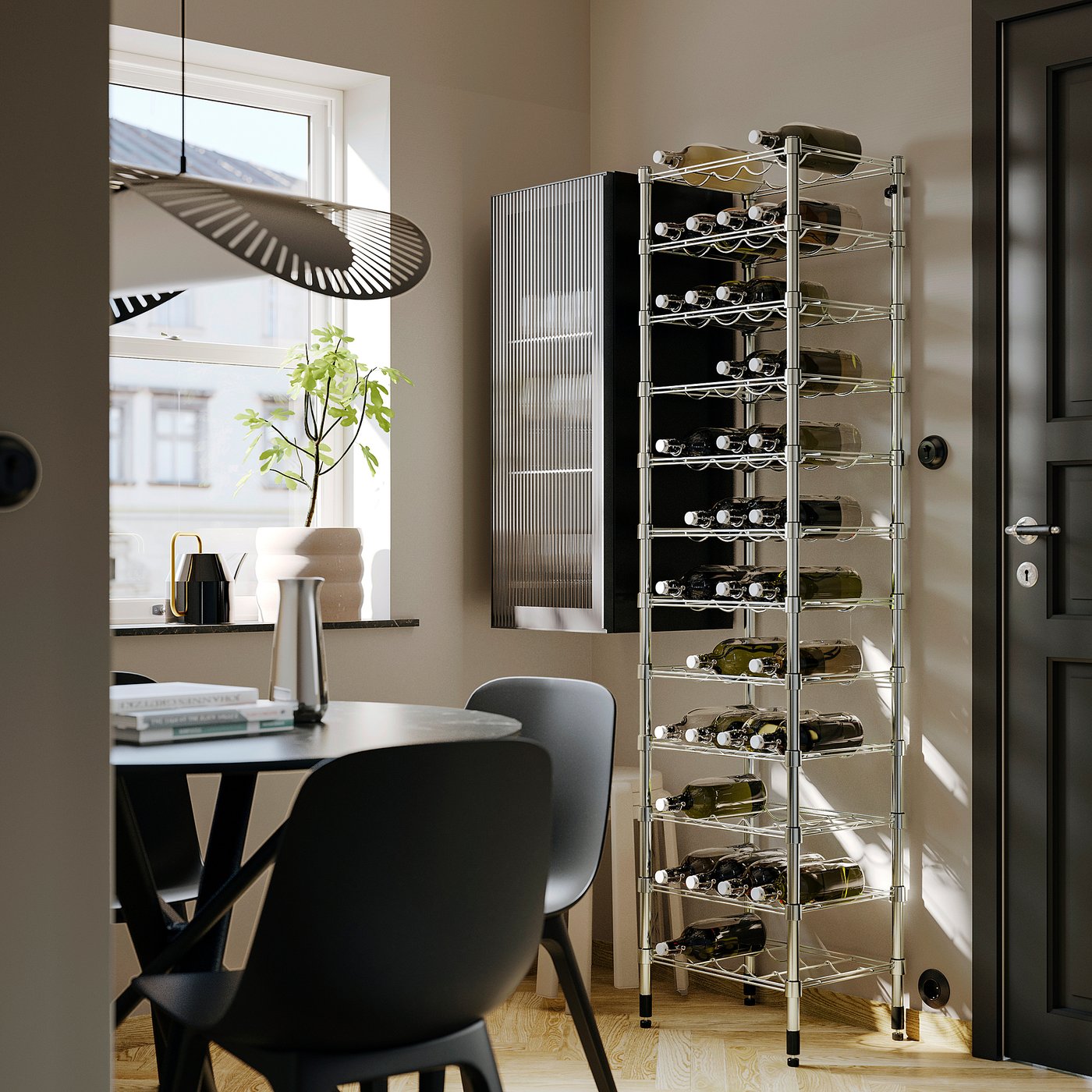 OMAR bottle shelving unit, 181/8x141/8x711/4