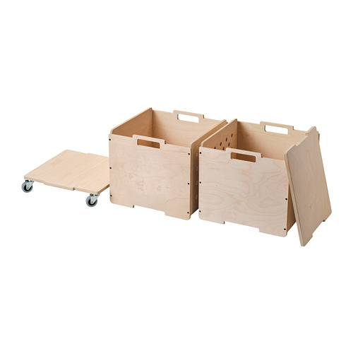 OMBYTE Storage combination on casters IKEA