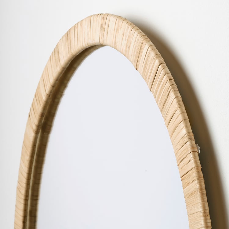 OPPHEM Mirror, rattan, 211/4x303/8" IKEA