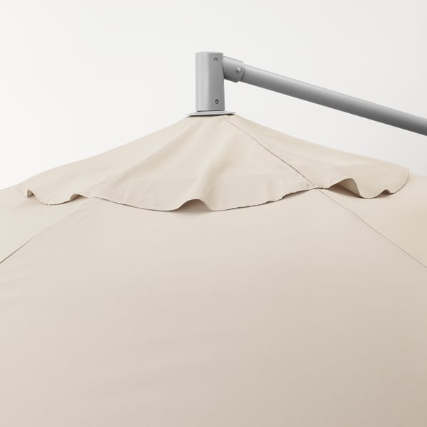Oxno Lindoja Hanging Umbrella With Base Beige Svarto Dark