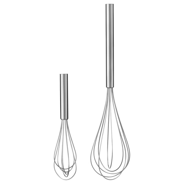 3 Pcs Large Small Metal Mini Whisk Sets Stainless Steel Egg Wire Tiny Whisks