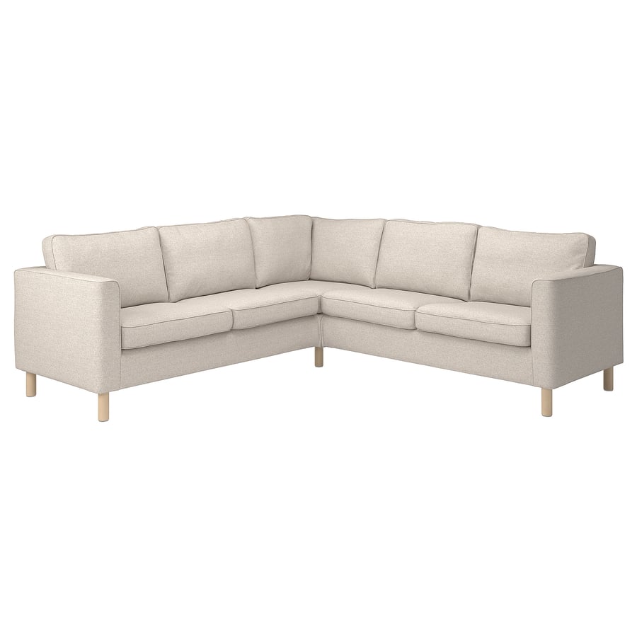 PÄRUP sectional, 4seat corner, Gunnared beige IKEA
