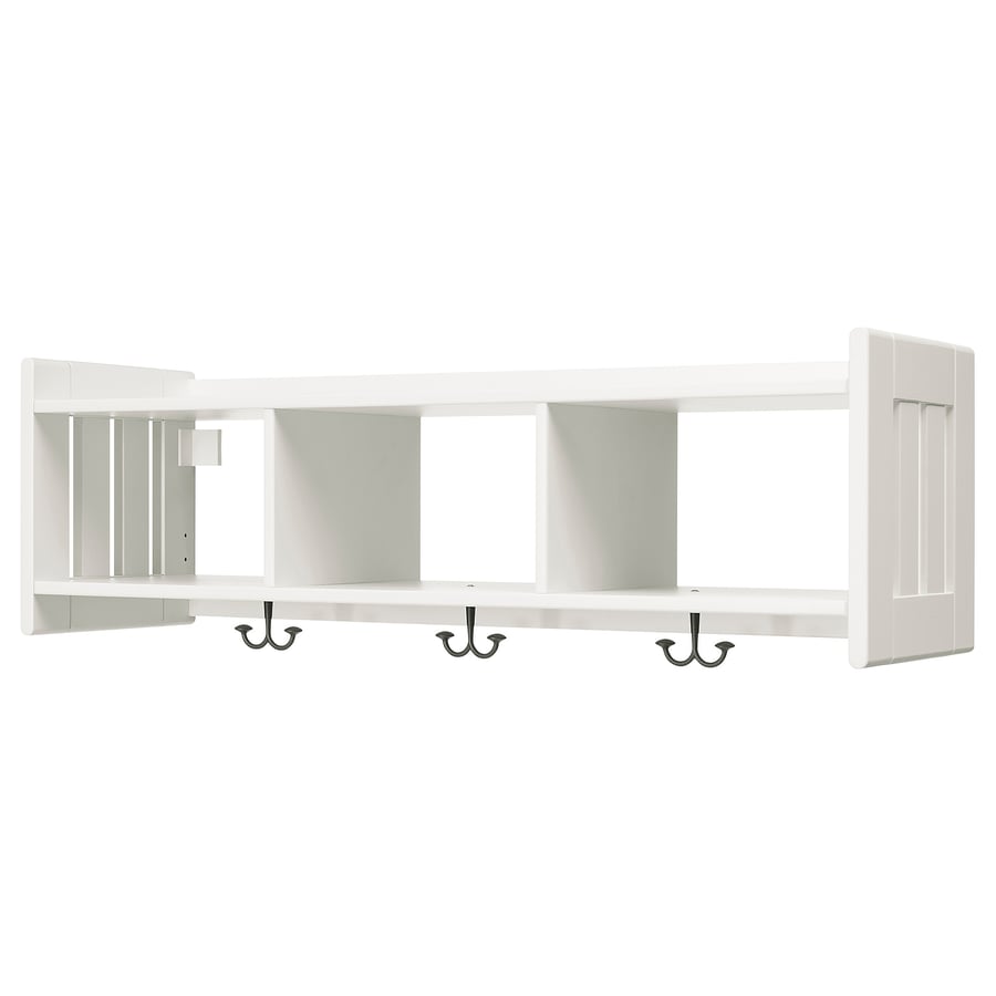 PANGET hat and coat rack, white, 431/4" IKEA