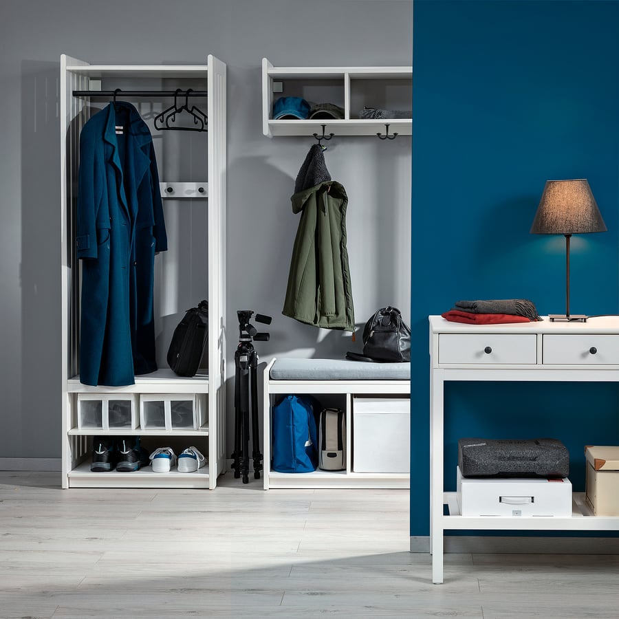 PANGET storage bench, white IKEA