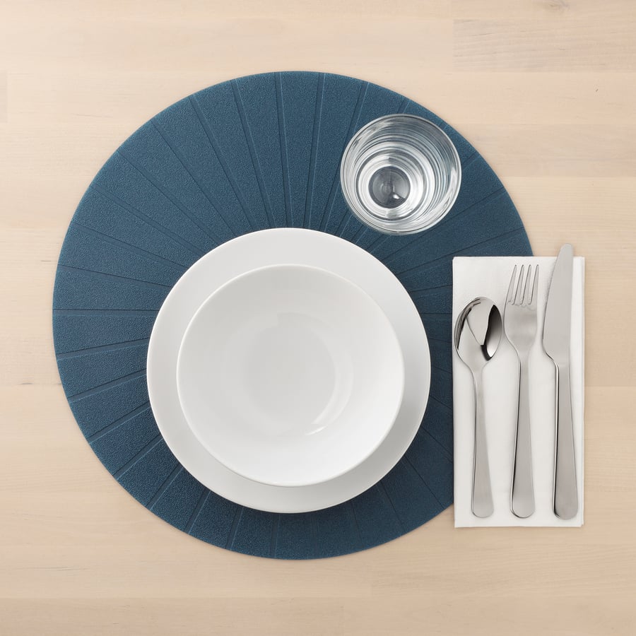 PANNÅ Place mat, dark blue IKEA