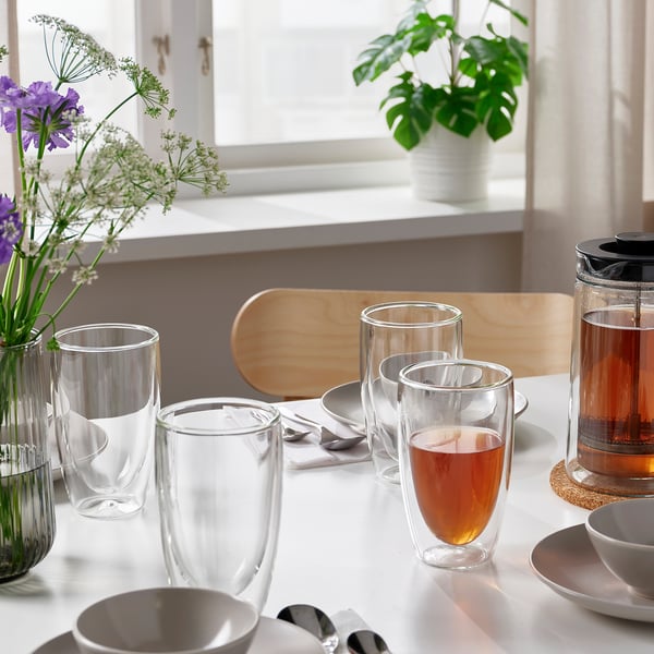 Double-Walled Coffee Glasses