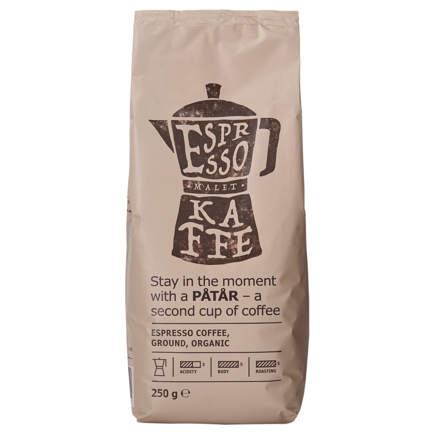 PÅTÅR espresso coffee, organic/UTZ certified/100 Arabica beans IKEA