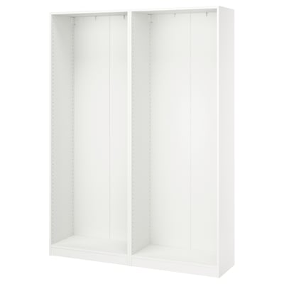 PAX 2 wardrobe frames, white, 58 7/8x13 3/4x79 1/4 "