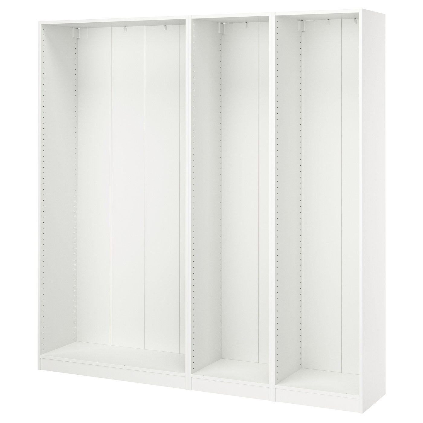 PAX 3 wardrobe frames, white, 785/8x133/4x791/4