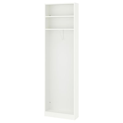 PAX Add-on end-unit, white, 7 7/8x22 7/8x79 1/8 "