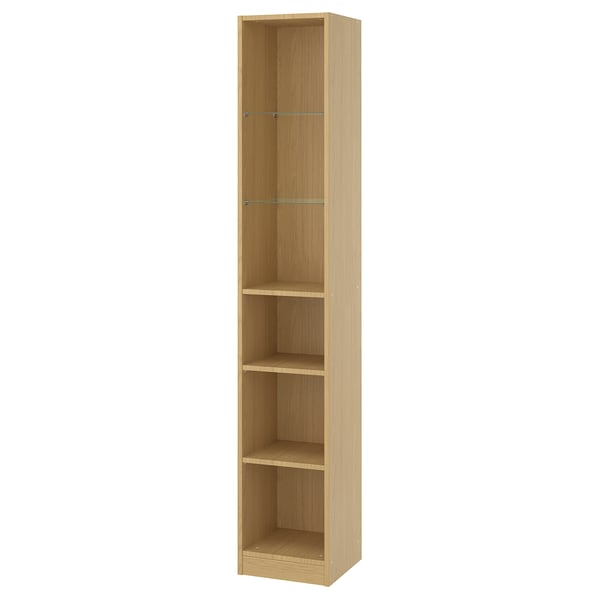 PAX Add-on mid-unit, oak effect, 13 3/4x13 3/4x79 1/8 "