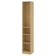 PAX Add-on mid-unit, oak effect, 13 3/4x13 3/4x79 1/8 "