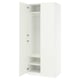 PAX / FORSAND Wardrobe combination, white/white, 39 3/8x23 5/8x93 1/8 "