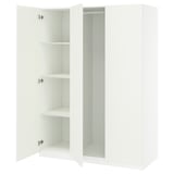 PAX / FORSAND Wardrobe combination, white/white, 59x23 5/8x79 1/4 "