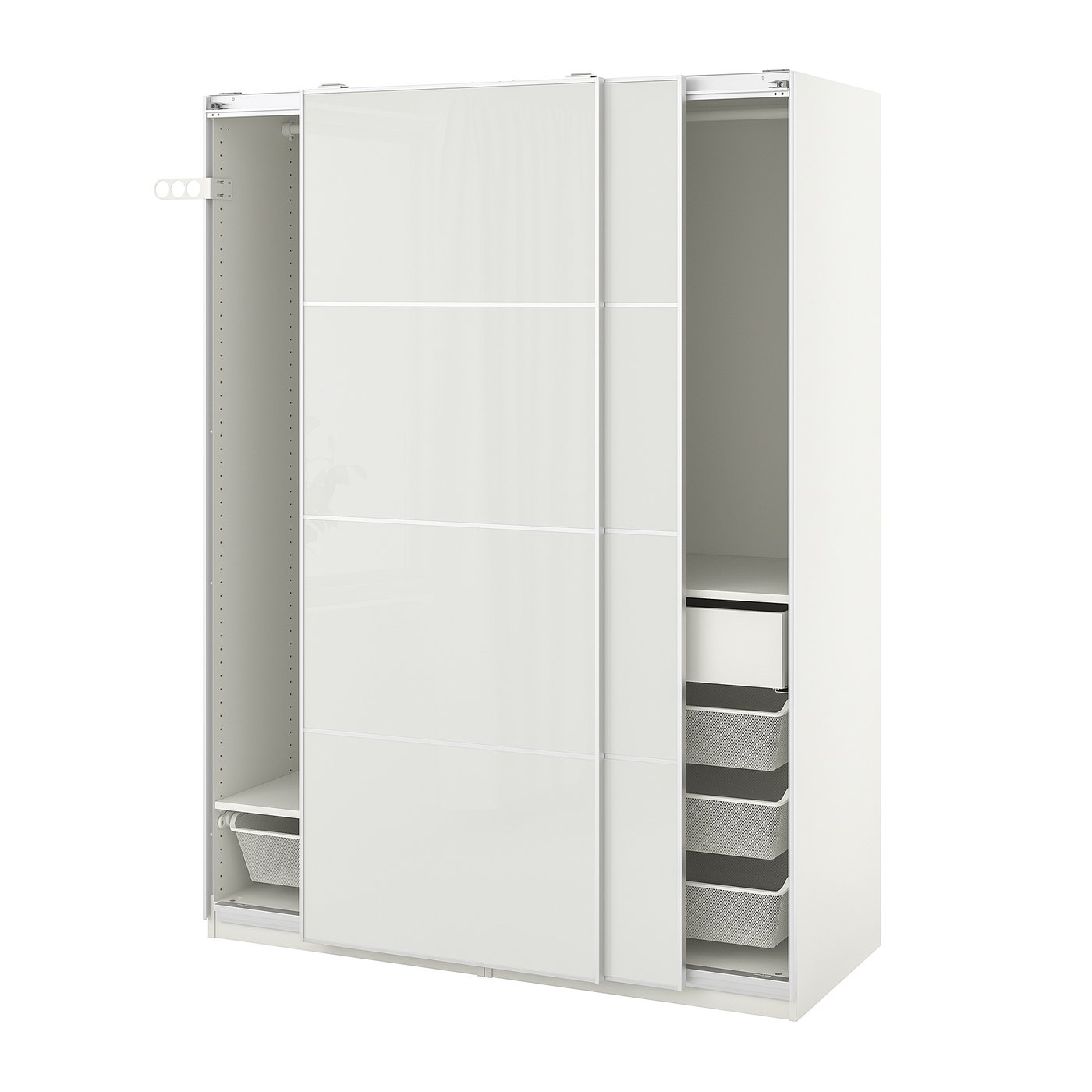 IKEA PAX ホワイト PAX wardrobe combination, white, 59x227/8x931/8