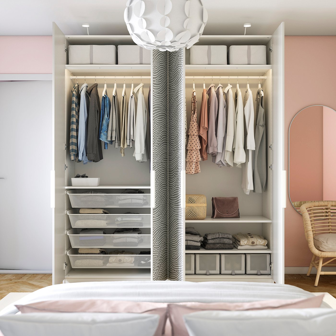 Drawer ツイードジレ　ホワイト　25SS Trixie White 7 Drawer Dresser