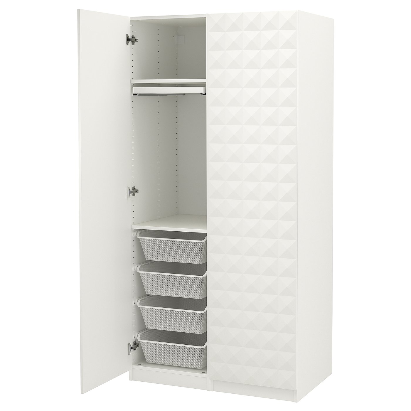 Pax Vingrom Wardrobe Combination White Resjon White Ikea