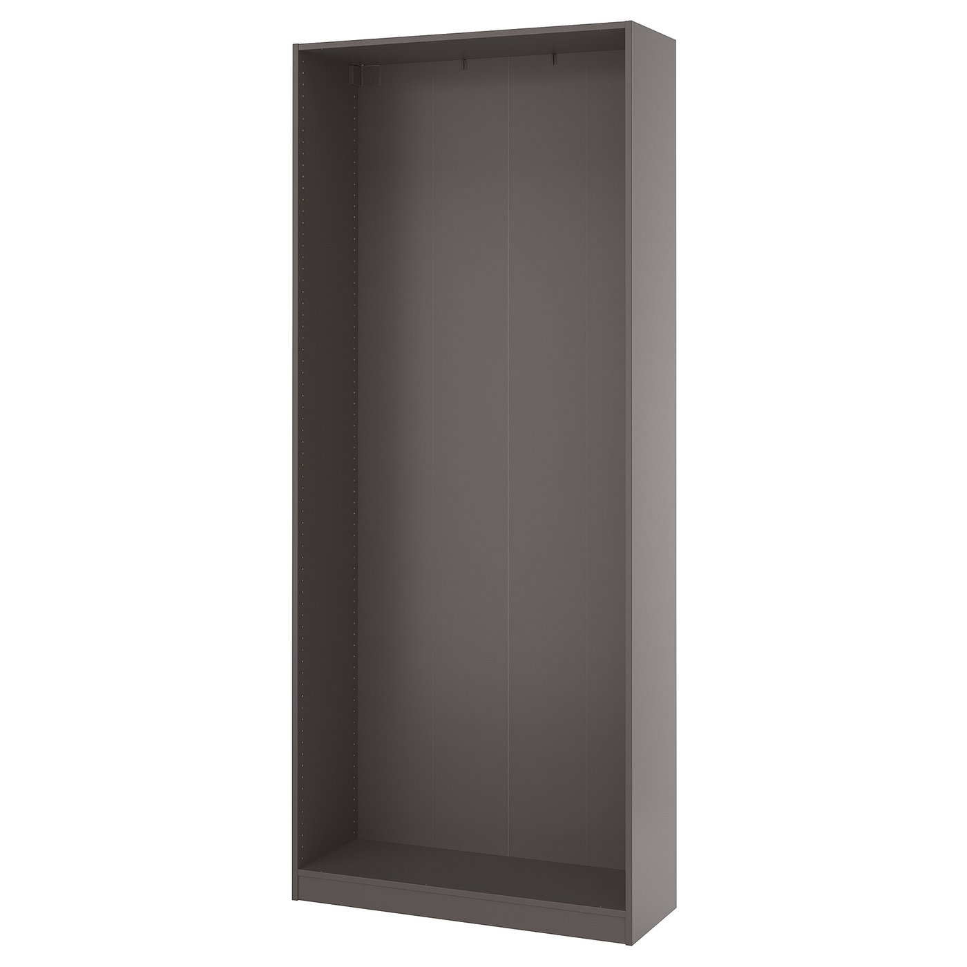 PAX wall-mounted storage frame, dark gray, 393/8x133/4x927/8