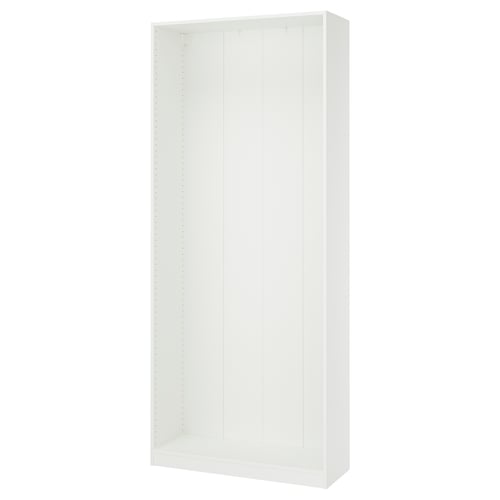 PAX Wall-mounted storage frame - white 39 3/8x13 3/4x92 7/8 "