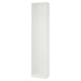 PAX Wall-mounted storage frame, white, 19 5/8x13 3/4x92 7/8 "