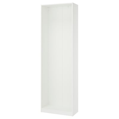 PAX Wall-mounted storage frame, white, 29 1/2x13 3/4x92 7/8 "