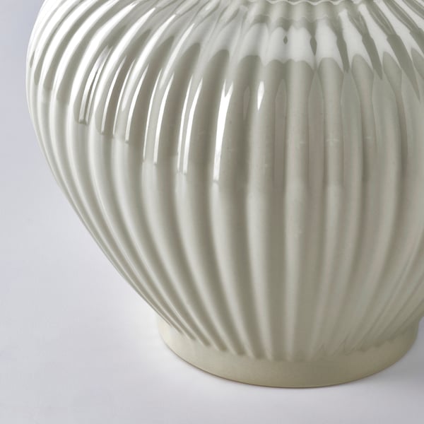 PELARBJÖRK Vase, white, 7 ¾ "