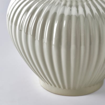 PELARBJÖRK Vase, white, 7 ¾ "