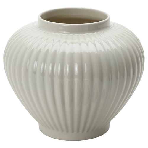 PELARBJÖRK Vase, white, 7 ¾ "