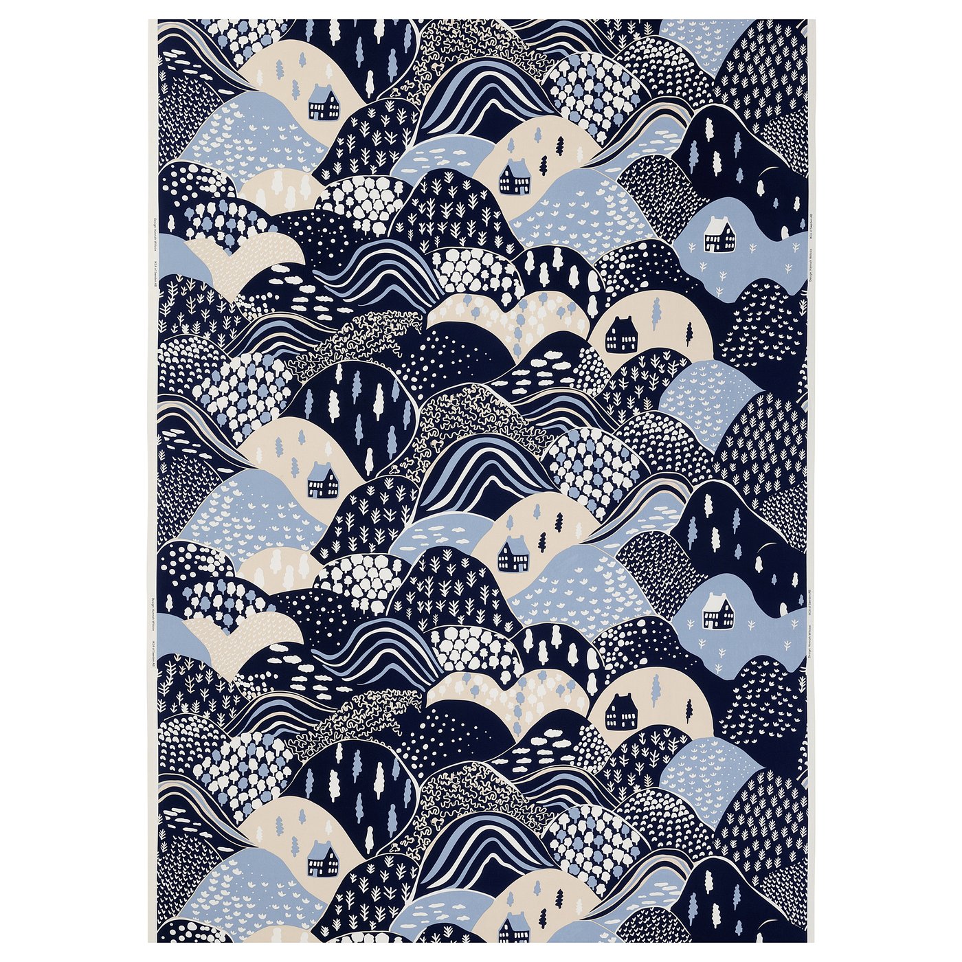 Pre-Cut Fabric, Mountains/Multicolor