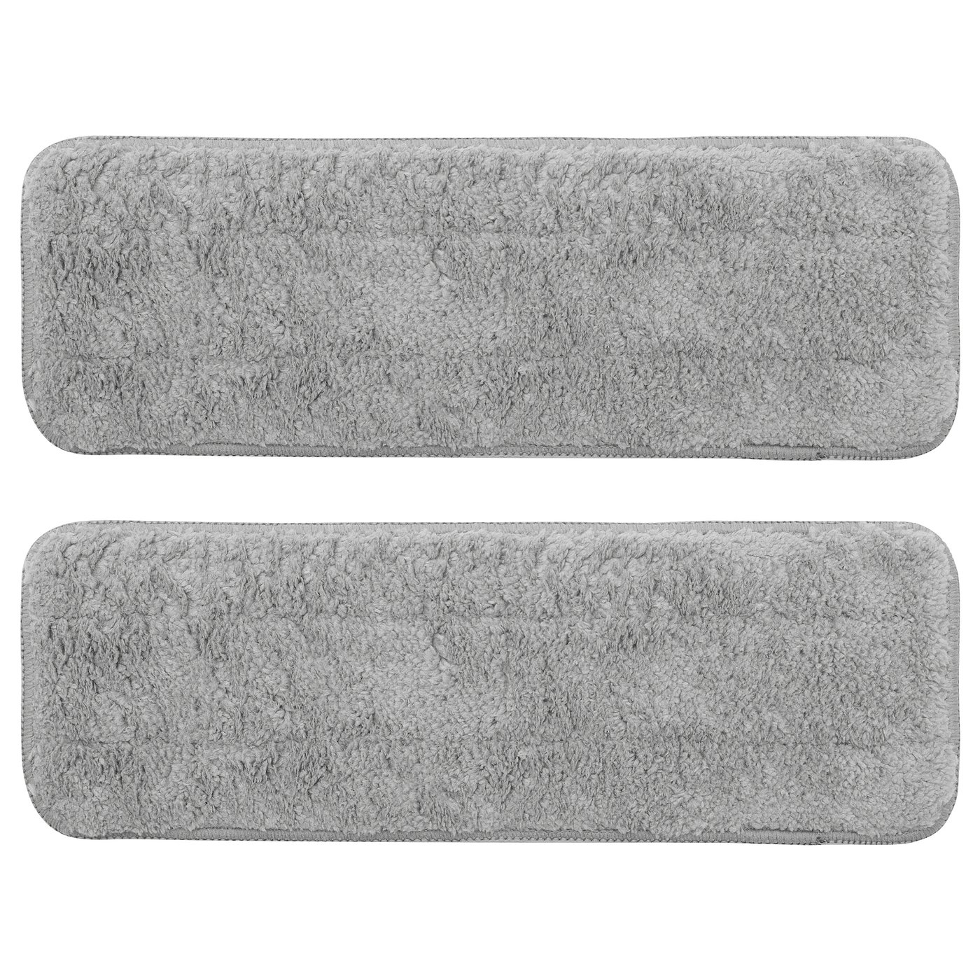 PEPPRIG microfiber pad for flat mop, gray, 4x11