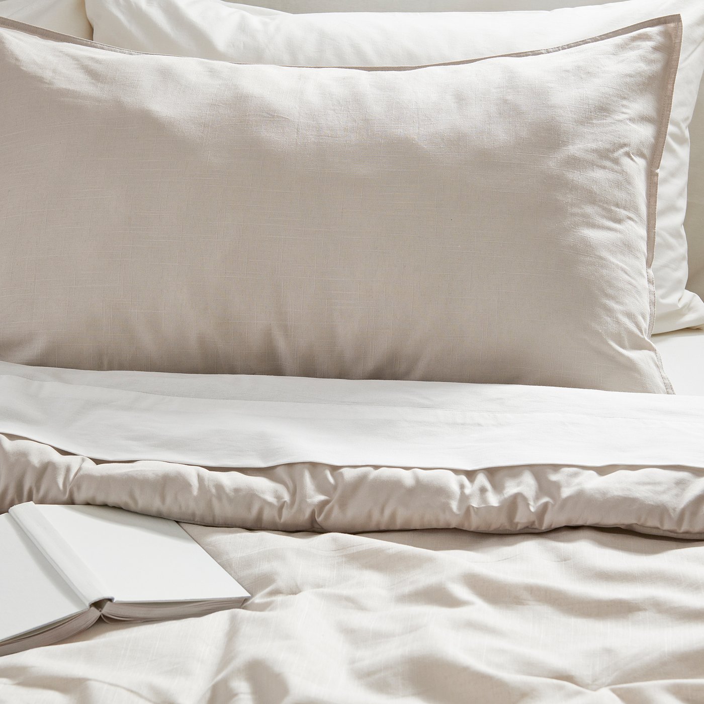 PIGGTISTEL Comforter set, light gray, Full/Queen