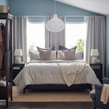 PIGGTISTEL Comforter set, light gray, King